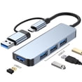 thumbnail image 5 of Tipo C Hub 5Gbps USB C 3.0 Estación de acoplamiento Unidad libre (2013TU3 (3.0x4)) Sywqhk Para estrenar, 5 of 5