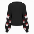 thumbnail image 6 of NOLDARES Kids Christmas Sweater Boys Girls Merry Christmas Sweaters Xmas Long Sleeve Pullover Tops,A117-Black, 6 of 8