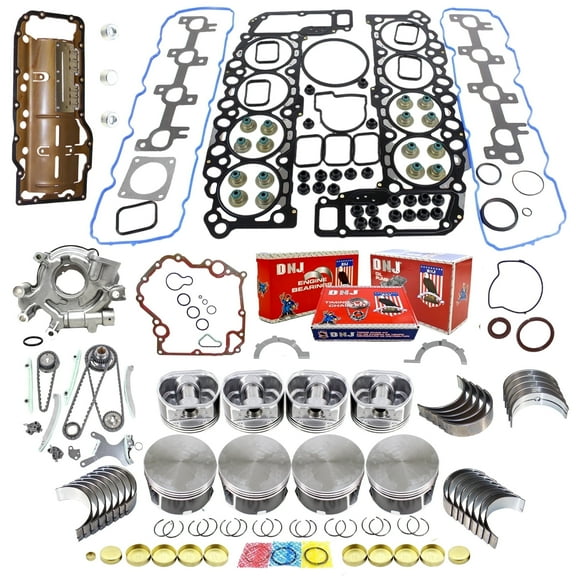DNJ EK1100BM Master Engine Rebuild Kit Fits Cars & Trucks 2002-2003 Dodge Dakota Durango Ram 1500 4.7L SOHC V8 16V 285cid 287cid VIN N