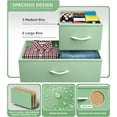 thumbnail image 6 of Sorbus Modern Color Print 9-cubby Storage Tower Teal, 6 of 7
