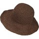 thumbnail image 3 of Womens Floppy Straw Sun Hat Foldable Packable Wide Brim Summer Beach Hat Crochet Bucket Hat, 3 of 5