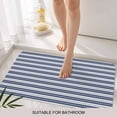 thumbnail image 3 of Navy Blue Striped Door Mat&nbsp;Indoor Outdoor Entrance, Non Slip Rug for Kitchen Bathroom Entryway Rug, Farmhouse Striped Geometric Art Washable Doormat Floor Mat for Office Home Decor 24x36 Inch, 3 of 8