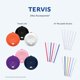 thumbnail image 5 of Tumbler Tervis transparente y colorido para mesa, 710 ml, paquete de 2, 5 of 9