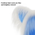 thumbnail image 4 of Women's Hats & Caps Furry Animal Ear Braided Plush Warm Winter Cosplay Hat Winter Hats for Women Blue One Size, 4 of 6