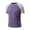 Purple, variant on Xyxonk Men's Compression Shirts Rash Guard Quick Dry T Shirts Lightweight Sun Protection Crew Neck Base Layer Undershirt Purple M