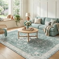 thumbnail image 2 of CHITOOMA 5'x7' Boho Area Rugs for Living Room, Machine Washable Stain Resistant Non-Shed Carpet, Floral Area Rug with Non-Slip Backing for Bedroom, Dining Room, Dorm, Office, 2 of 9