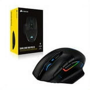 Corsair DARK CORE RGB PRO SE Wireless FPS/MOBA Gaming Mouse with SLIPSTREAM Technology, Black, Backlit RGB LED, 18000 DPI, Optical, Qi wireless charging certified