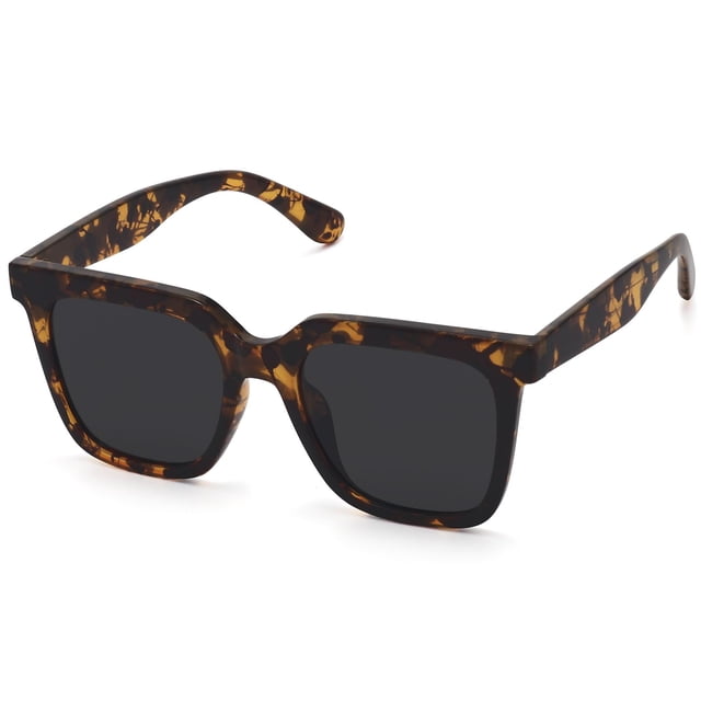 Gafas de Sol Fozono Grandes Cuadradas Polarizadas UV400 para Mujer y Hombre