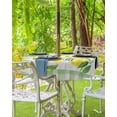 thumbnail image 3 of Outdoor Tablecloth with Umbrella Hole,Summer Lemon Seamless Green Plaid Spillproof Waterproof Table Cloth Zippered Table Covers,Vintage Linen Farm Fruit Washable Tablecloths for Picnic/Patio, 3 of 6