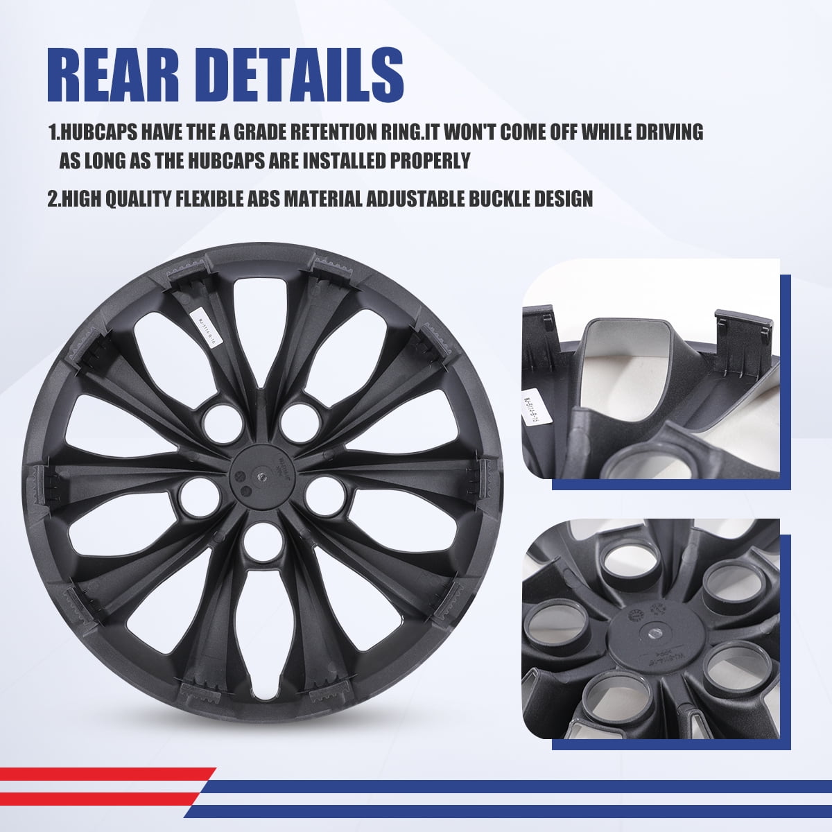(Set of 1) 16 inch Hubcaps Wheel Rims Cover for 2015-2017 Toyota Camry / 2015-2017 Toyota Camry Hybrid