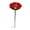 Brick red, variant on Lynono Co.,Ltd Attractive Elegant Rose Shape Garden Bird Bath Feeder Watering Station With Iron Construction For Outdoor Decoration