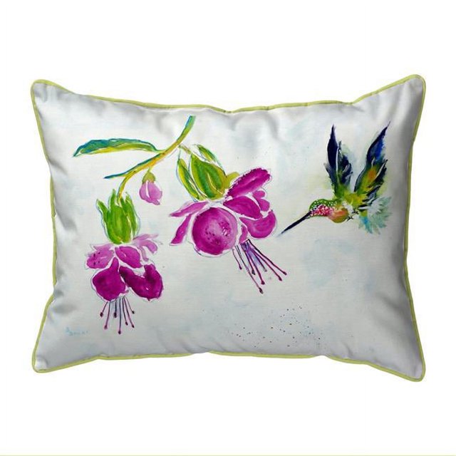 Betsy Drake SN940 Oreiller Intérieur et Extérieur Petit 11 x 14 Po Violet Colibri