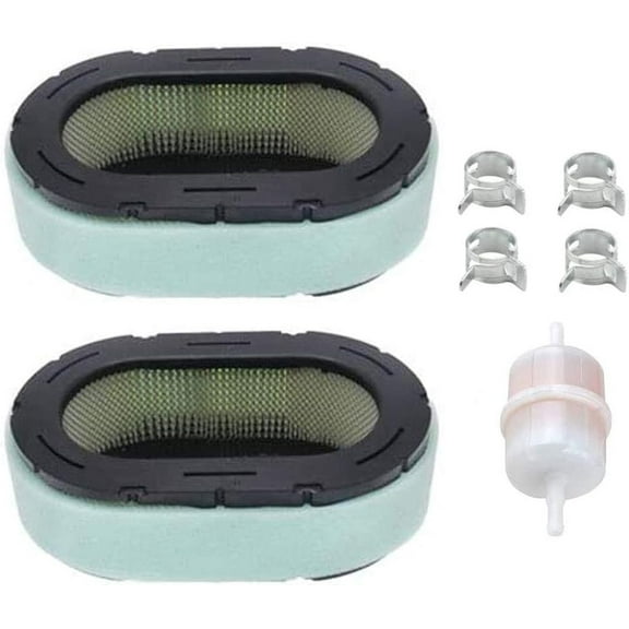 Air Filter with Fuel Filter for Kohler KT610 KT620 KT715 KT730 19HP-26HP Engine Craftsman Troy Bilt Lawn Mower