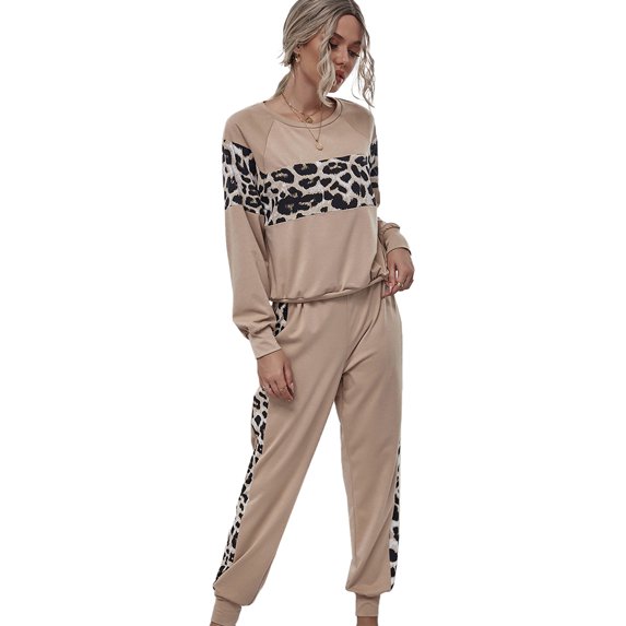 Womens Tracksuit Sets 2 Piece Sweatsuits Knit Pullover Sweater Top Suits Outfits,Black,Large