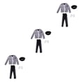 thumbnail image 5 of kurtrusly Boys Kids Costumes Performance Dress Fancy Halloween XL Type1 3Set, 5 of 5