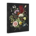 thumbnail image 2 of Stupell Industries Transitional Botanical Drawing Flower Bouquet On Black Design Canvas Art, 30 x 40, by Lettered and Lined, 2 of 6