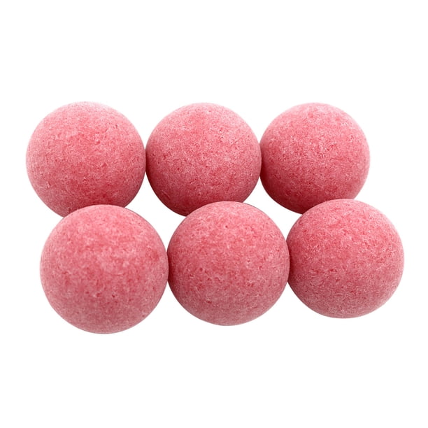 Soidarity 6 uds balones de fútbol de esmerilados 1,41 pulgadas HIPS balones de fútbol de ligero accesorio de fútbol de Kit de futbolín Deportes y aire libre Rojo Soidarity OD010520-02