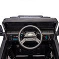 thumbnail image 6 of 24V 2 Seater Ride on Car for Kids, Licensed Land Rover Defender Volta 5008 Ride on Toys for Big Kids with Remote Control, Bluetooth, Music, LED Lights, Powered Electric Car for Kids Boys Girls, Black, 6 of 11