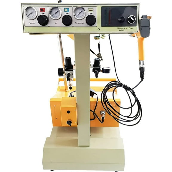 INTBUYING New Electrostatic Vibrating Powder Coating Spraying Gun Spray Machine