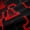 Black Red A, variant on Erosebridal Teens Black Red Geometric Grid Black Out Curtains,P Personalized Initial Curtains Pack of 2 (42x63 Each) For Boys Girls