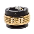 thumbnail image 1 of NRG Innovations SRK-210BK/CG Quick Release Kit (Black Body/Chrome Gold Pyramid Ring), 1 of 3