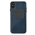 thumbnail image 2 of Allytech Wallet Case for iPhone XS/X - 2 Card Holder - Military Grade Drop Protection - Ultra Slim & Protective - Premium PU Leather Shockproof Phone Case for Women & Men - Blue, 2 of 7