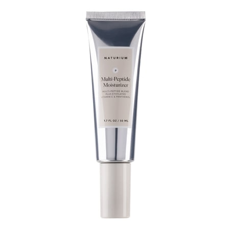 Naturium Multi-Peptide Moisturizer, Hydrating & Smoothing Skin Care, Moisturizes with Ethylated Vitamin C & Panthenol, 1.7 fl oz