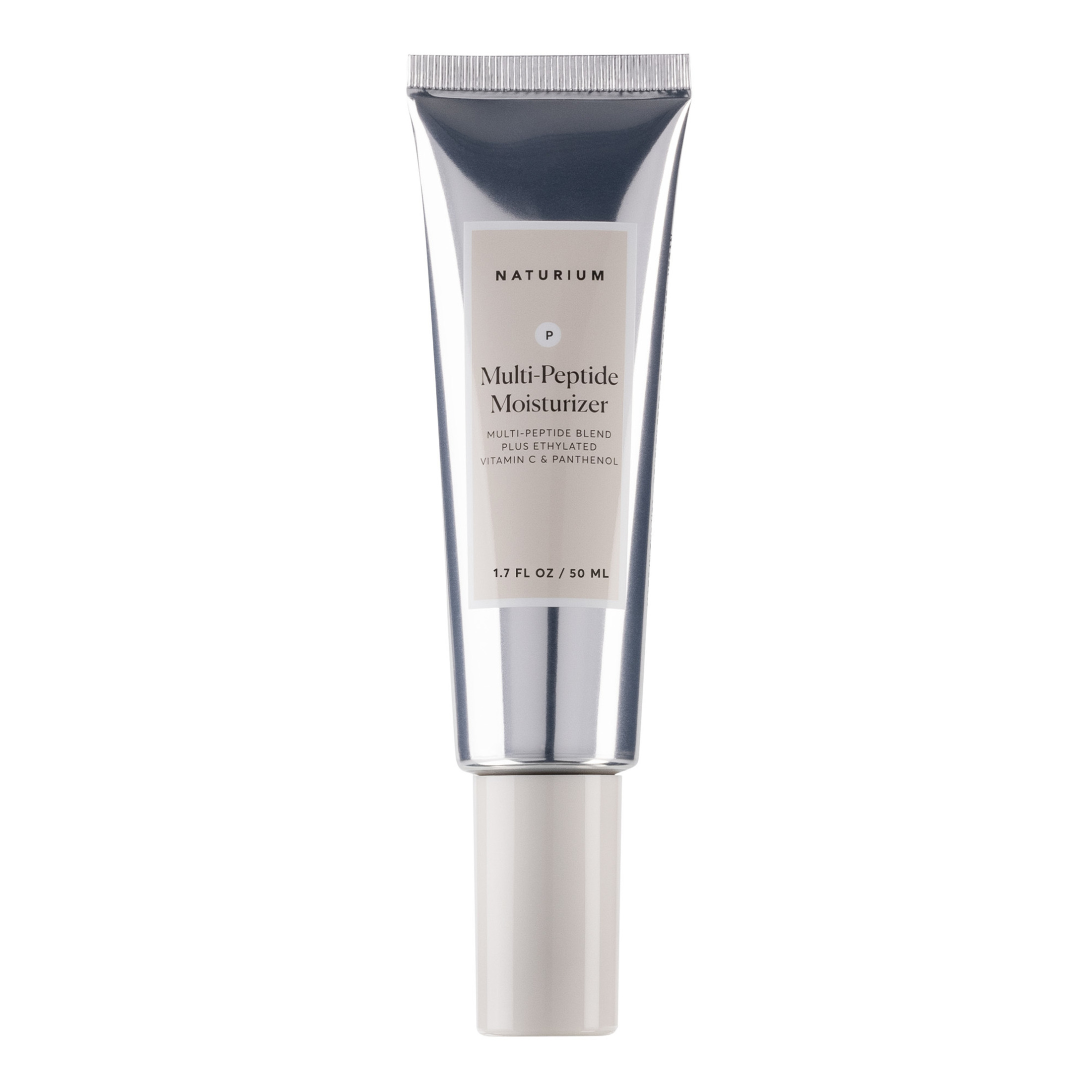 Naturium Multi-Peptide Moisturizer, Hydrating & Smoothing Skin Care, Moisturizes with Ethylated Vitamin C & Panthenol, 1.7 fl oz