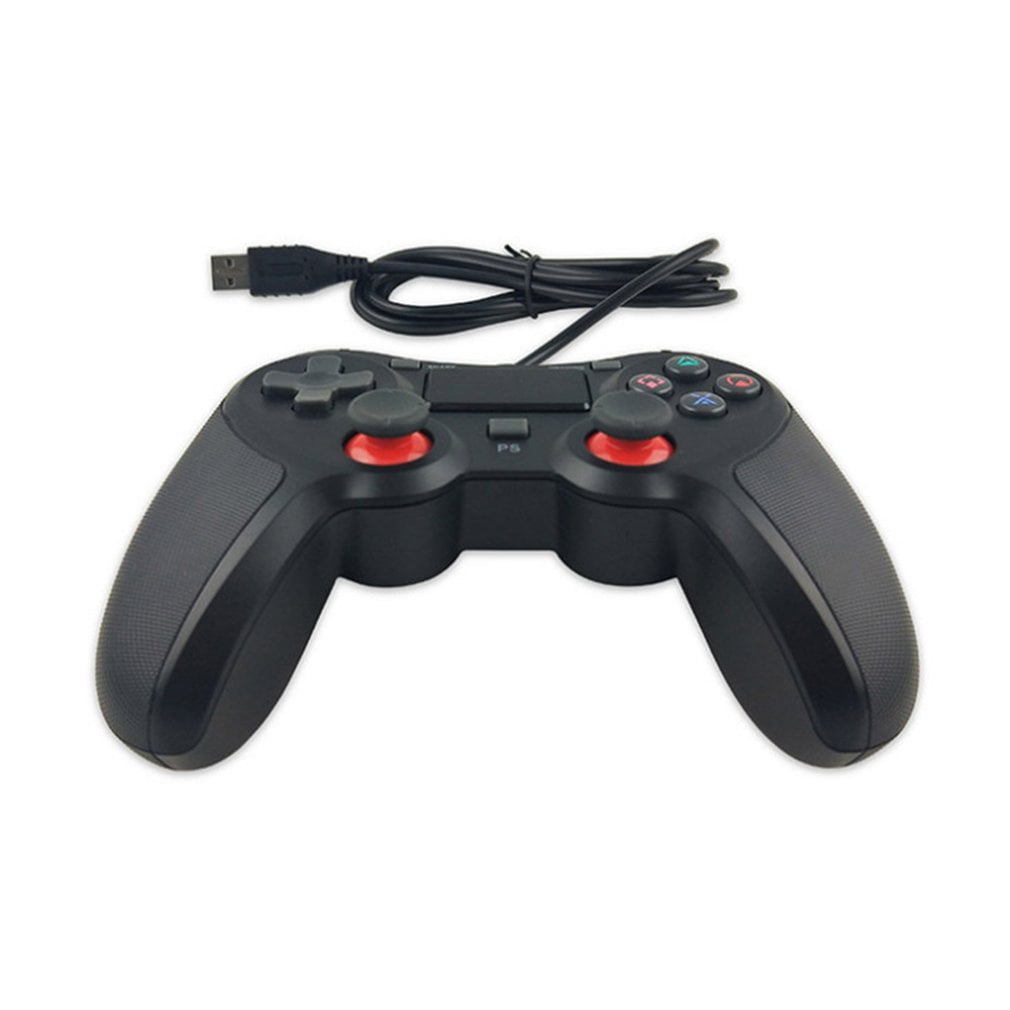 Wired Game Controller Gaming Joypad Joystick USB Gamepad For PS4