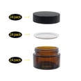 thumbnail image 4 of Frascos cosméticos BPFY de vidrio ámbar de 30 ml con tapas, paquete de 24, 4 of 7