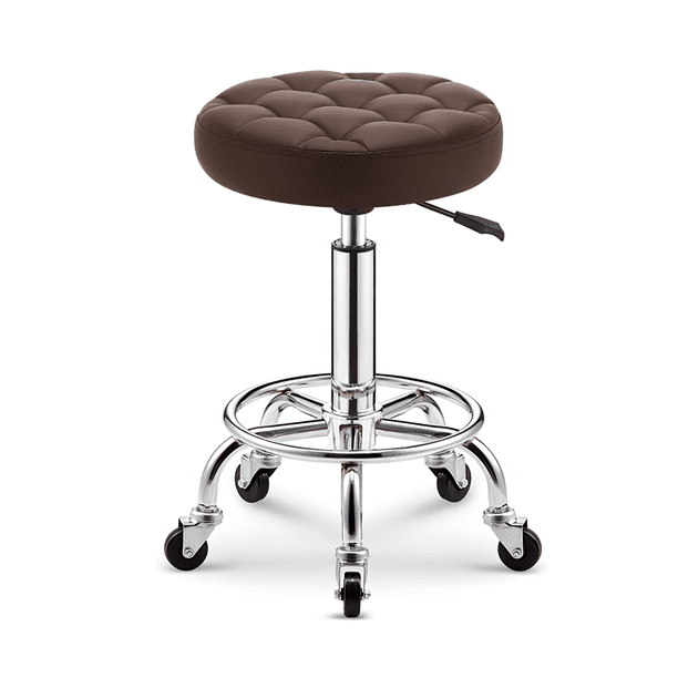 Silla de bar taburete celosía redondo ajustable con ruedas ilios innova Café