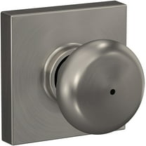 Schlage F40-Ply-Col Plymouth Privacy Door Knob Set - Nickel
