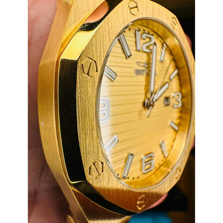 Invicta Huracan Men's Watch - 48mm. Gold (45782) - Walmart.com
