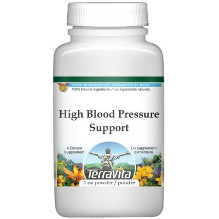 High Blood Pressure Support Powder - Green Tea, Grape Seed and Hawthorn (1 oz, ZIN: (Best Remedy For Blood Pressure)