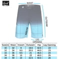 thumbnail image 7 of Beautiful Giant Polyester Spandex Men's Swim Trunks No Liner Quick Dry Board Shorts Zipper Pocket 10" Inseam, 7 of 7
