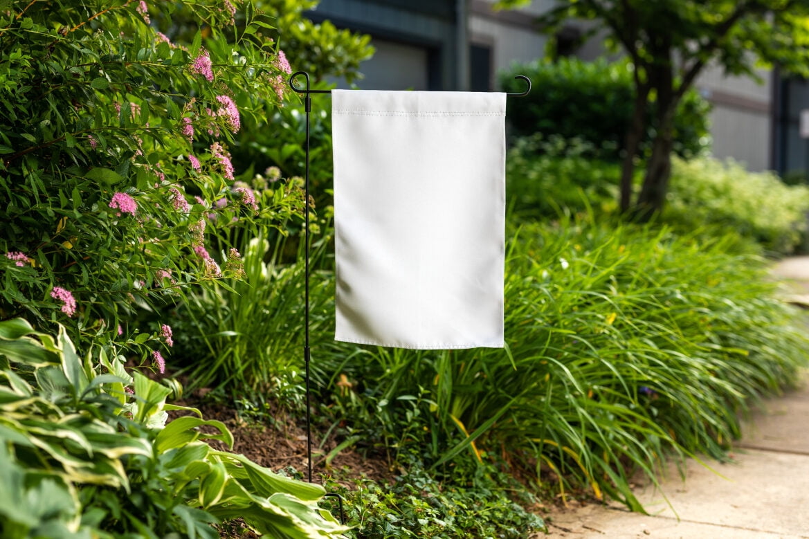 Your Design Your Flag Personalized Yard Flag Custom Outdoor Garden Flag with Iron Stake Double-Sided Polyester Lawn and Porch Décor Weather-Resistant Fade-Proof