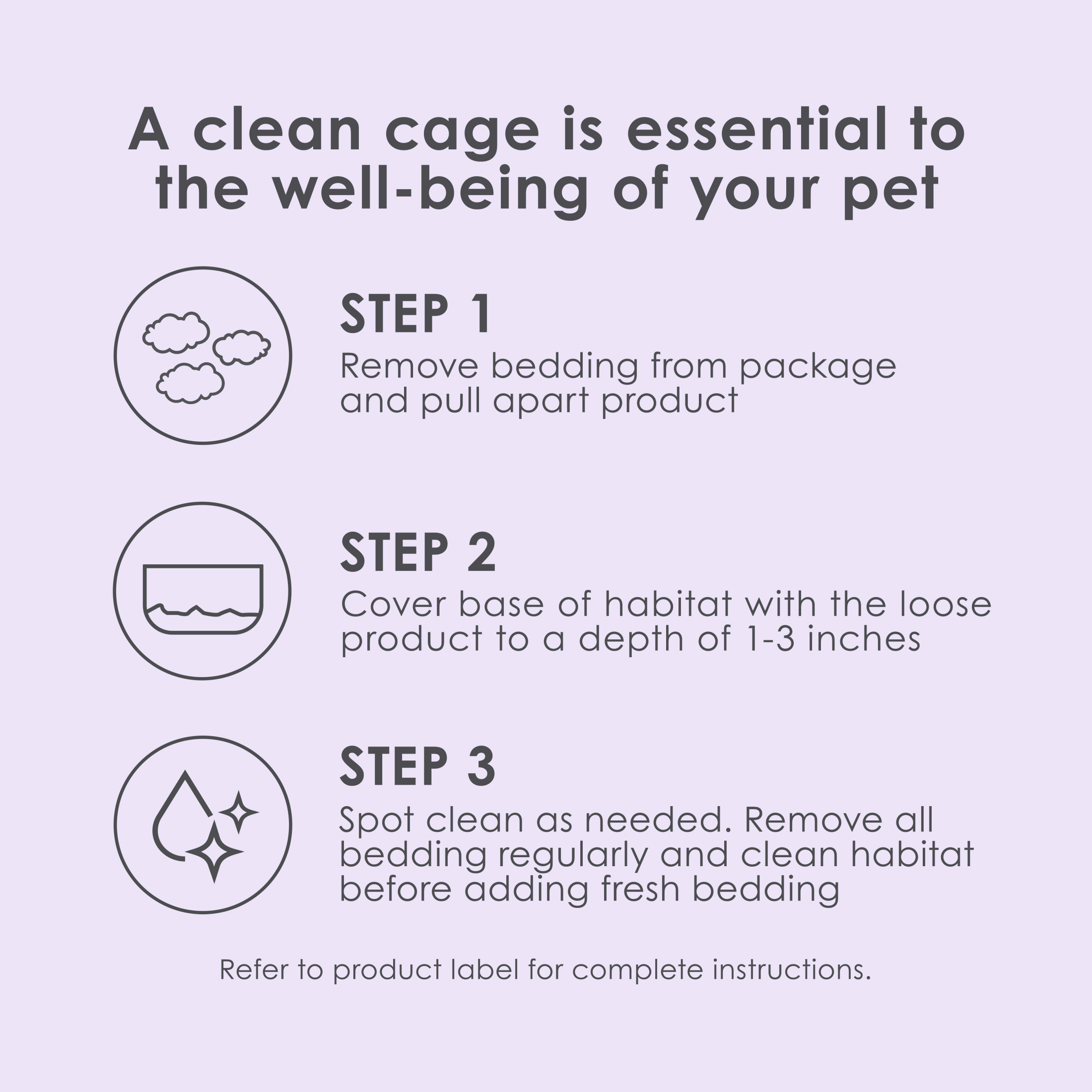 Kaytee Clean & Cozy Lavender Small Animal Paper Bedding, 49.2L photo 7