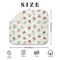 thumbnail image 4 of Pioneer Flower Floral Print Pattern Kitchen Dish Drying Mat 1 Pack, Ultra Absorbent Microfiber Drainer Mat, 16"x18", 4 of 6