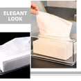 thumbnail image 3 of KAKOWELY Disposable Facial Towel Storage Box Rectangular Acrylic Simple Design for Office Use 1Pcs, 3 of 8