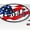 American Flag, variant on Curb-N-Sign® Custom Fancy Address Numbers for Outside, Super Reflective Easy Peel and Stick Address Number Stickers, Personalized Home/Office/Mailbox Address (5x8 inches, Orange)
