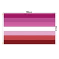 thumbnail image 2 of Lesbian Pride Flag 3x5 Ft - Sunset Les Rainbow Banner Stripes Flag Printed Banner, 2 of 5
