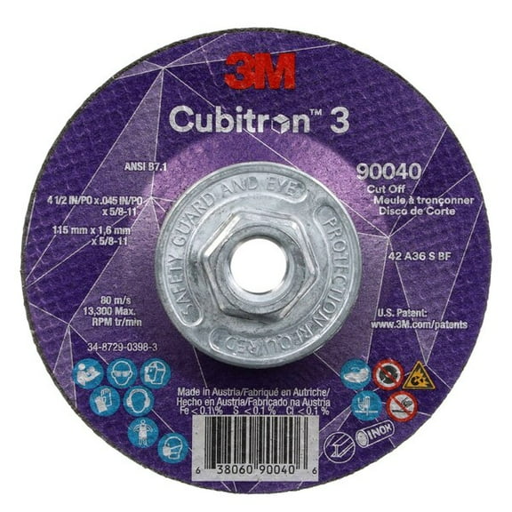 3m Cubitron Cut-Off Wheel,36 Grit 90040