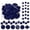 Dark Blue, variant on chaungfeng 36pcs Velvet Christmas Ball Ornaments, Flocked Shatterproof Christmas Ornaments Hanging Xmas Tree Decorations Set for Home Party Holiday Decor (Multi-Size, Dark Blue)