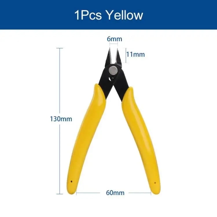 5" Plier Set Sale,Flush Cutters with Spring,Precision Wire Snip,Wire Cutters for Jewelry Making,Zip Tie ,Side Cut