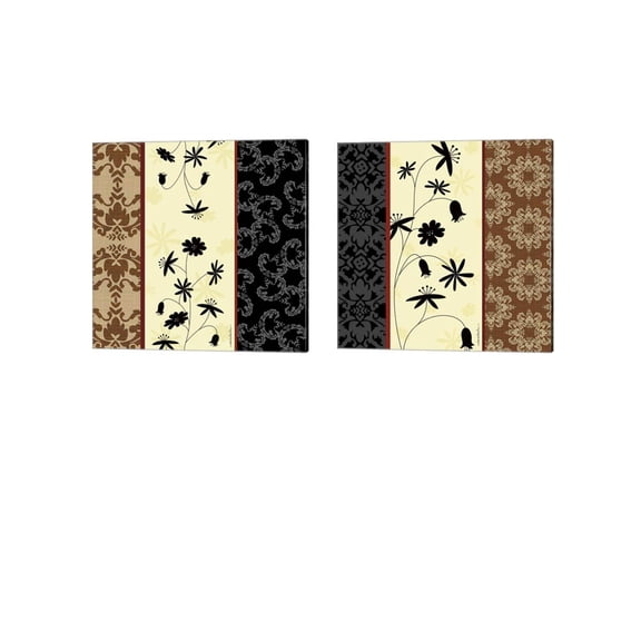 Great Art Now Baroque by Ahava 2 Piece Canvas Art Set Each 14W x 14H