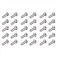 thumbnail image 1 of 30 Pieces Computer TV LCD Monitor Stand Bracket Mounting Screw M4X10mm,30 x TV Monitor Bracket Mounting Screws,Silver Tone, 1 of 8
