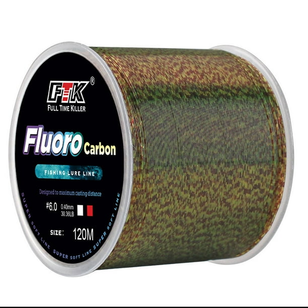 CAROOTU 120m Nylon Fishing Dotted Line Super Strong Pull Cut Water Quickly  Wear Resistant Bite Resistant Fishing Line