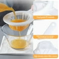 thumbnail image 4 of GORWARE 3Pcs Nylon Ultra Fine Mesh Strainer Plastic Sieve Fine Mesh with Handle Kitchen Food Yogurt Mesh Sieve Heat Resistant for Filtering Coffee, Juice, Oils, Soy Milk,Wine, 4 of 9