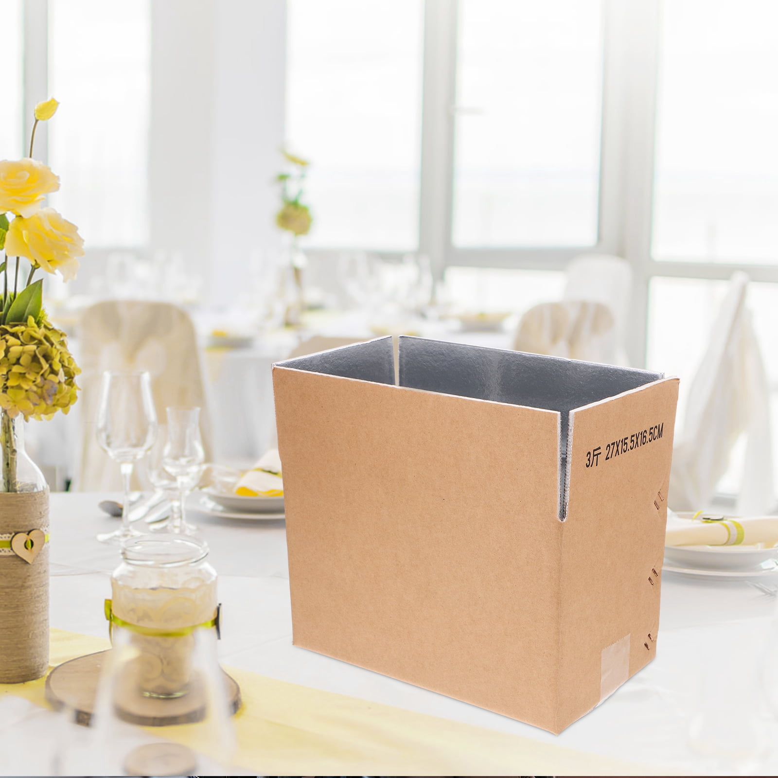 2-Pack Insulated Shipping Boxes with Foam Insulation for Temperature Control and Safe
