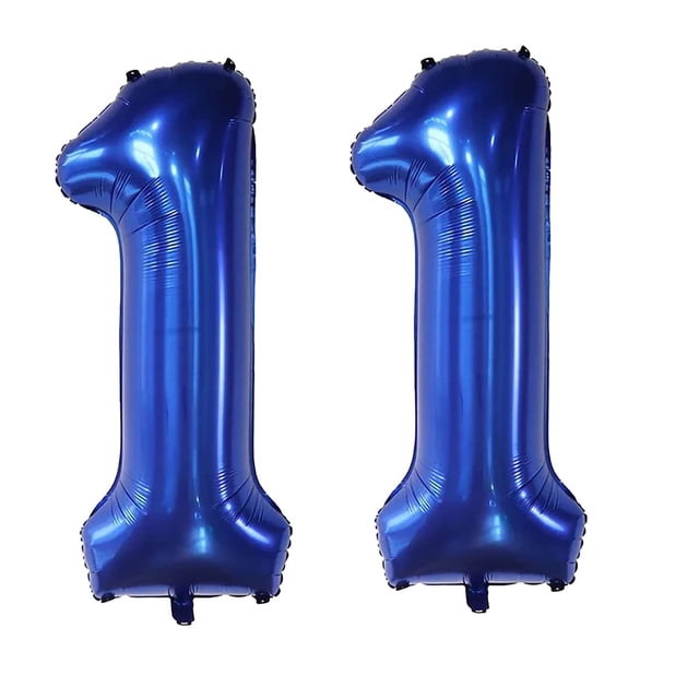 Globos numéricos EBAIJQUO azul marino de 40 pulgadas para decoración de fiestas